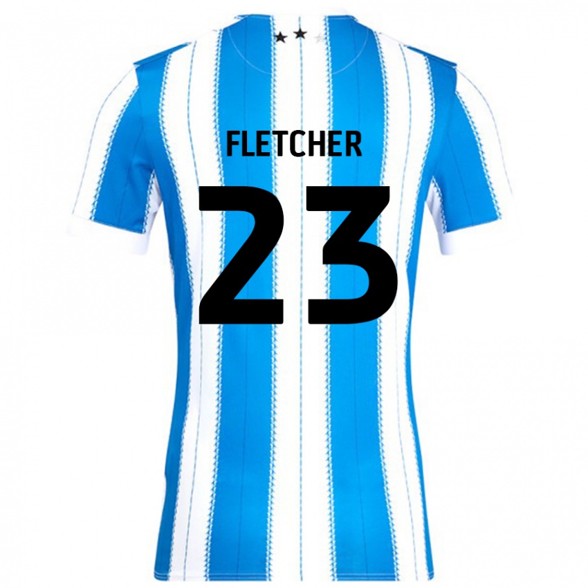 Kinderen Serena Fletcher #23 Blauw Wit Thuisshirt Thuistenue 2024/25 T-Shirt