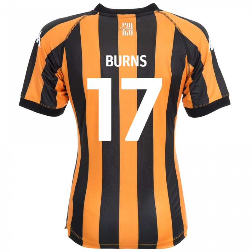 Kinderen Finley Burns #17 Zwart Amber Thuisshirt Thuistenue 2024/25 T-Shirt