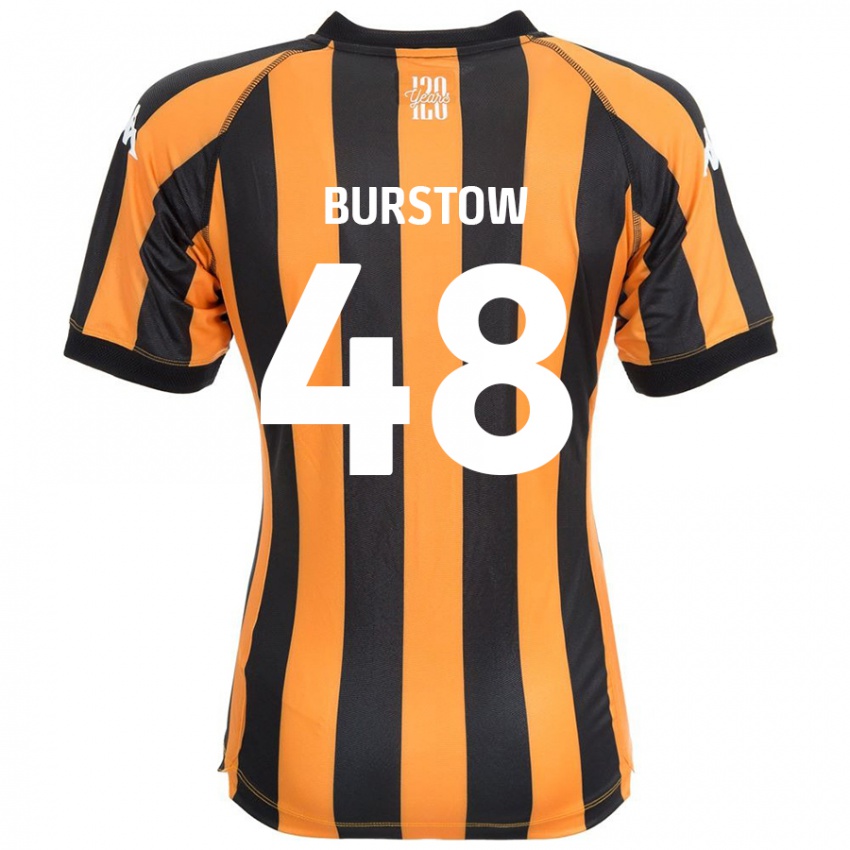 Kinderen Mason Burstow #48 Zwart Amber Thuisshirt Thuistenue 2024/25 T-Shirt