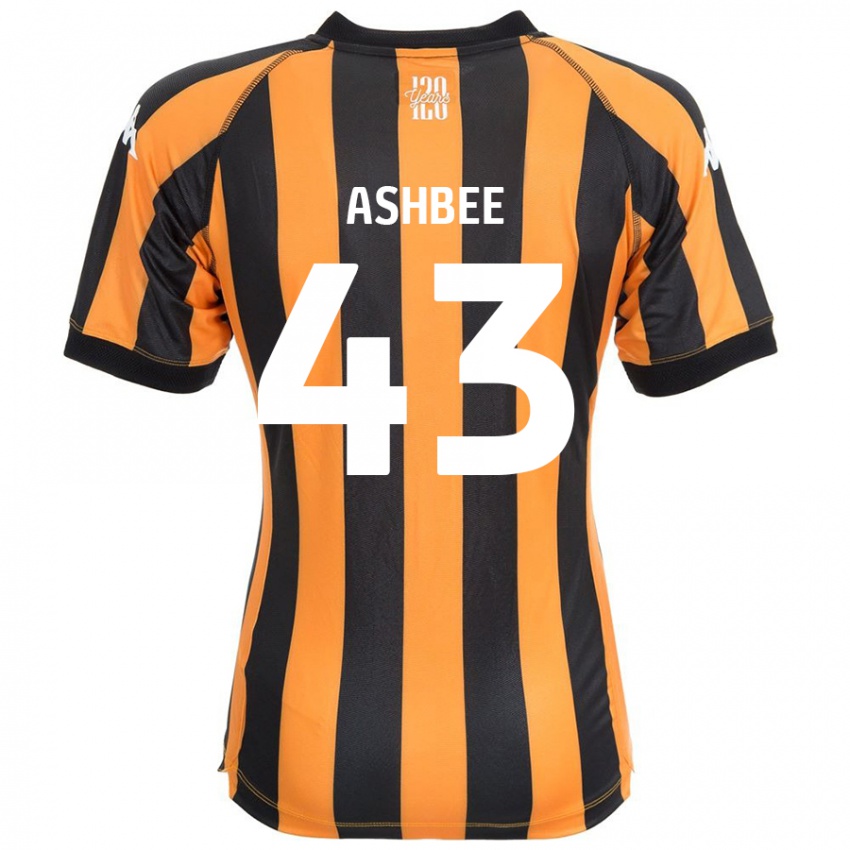 Kinderen Stanley Ashbee #43 Zwart Amber Thuisshirt Thuistenue 2024/25 T-Shirt