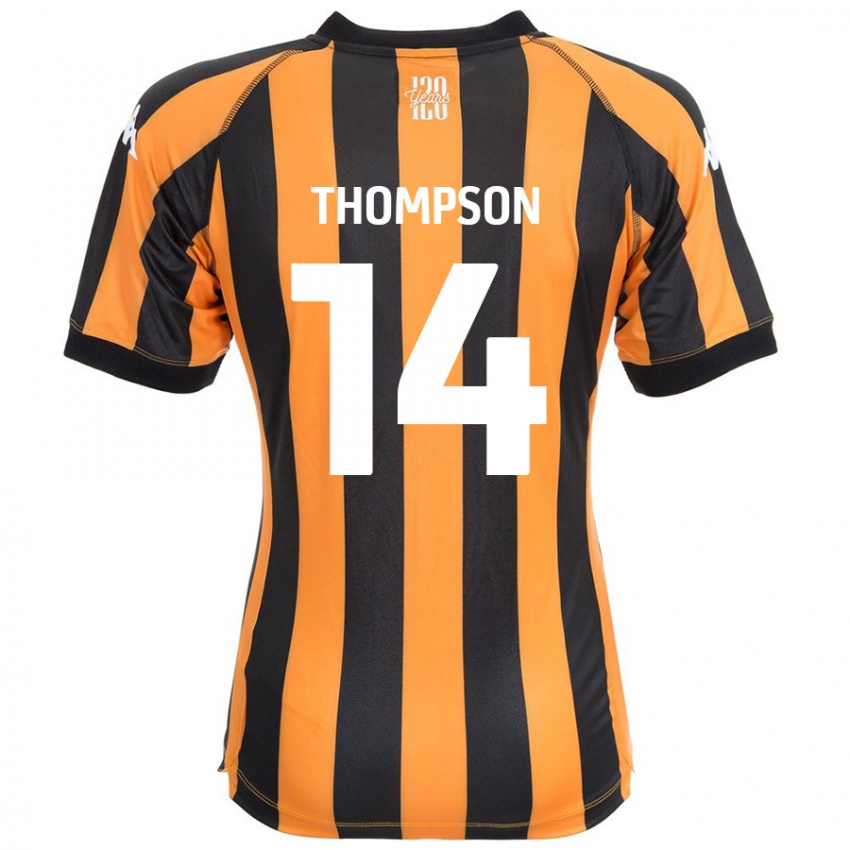 Kinderen Katie Thompson #14 Zwart Amber Thuisshirt Thuistenue 2024/25 T-Shirt