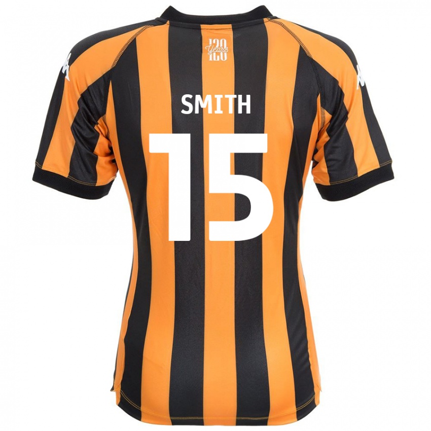 Kinderen Suey Smith #15 Zwart Amber Thuisshirt Thuistenue 2024/25 T-Shirt