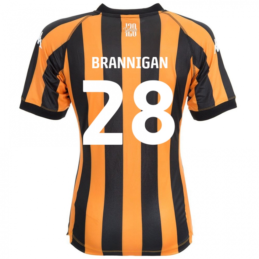 Kinderen Aoife Brannigan #28 Zwart Amber Thuisshirt Thuistenue 2024/25 T-Shirt