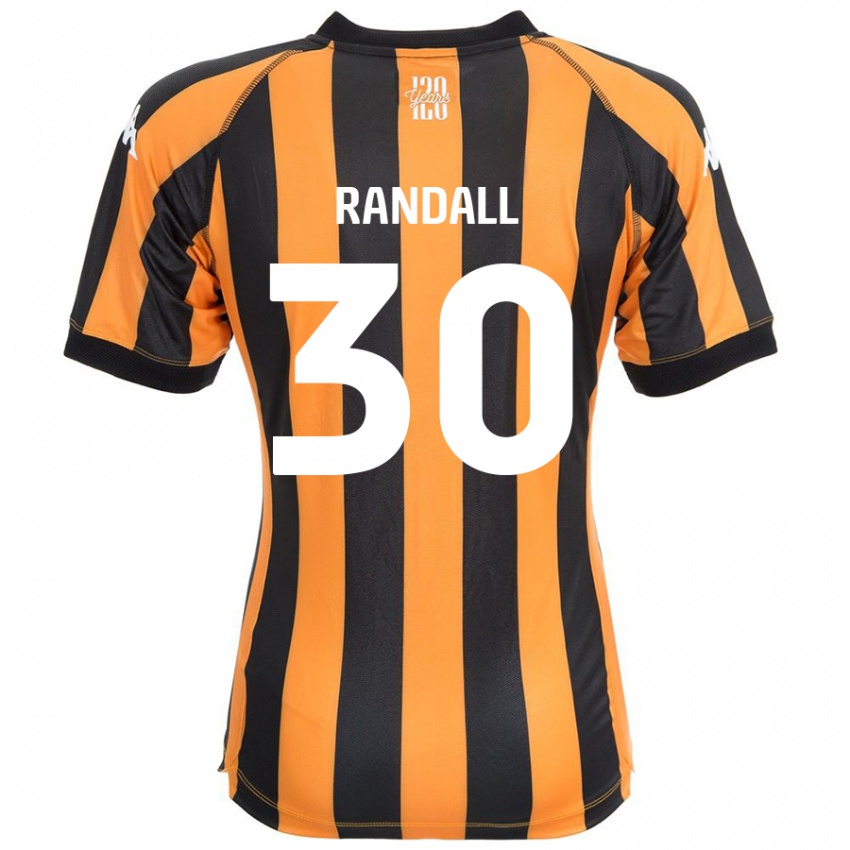 Kinderen Jennifer Randall #30 Zwart Amber Thuisshirt Thuistenue 2024/25 T-Shirt