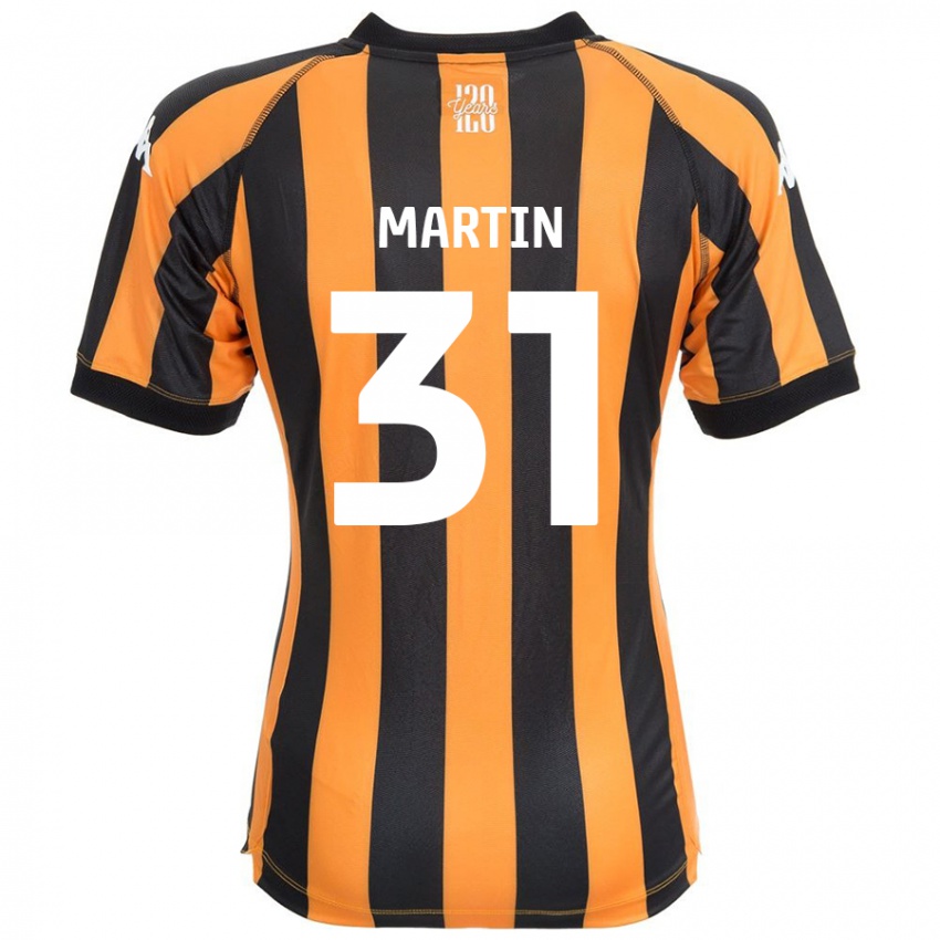 Kinderen Faith Martin #31 Zwart Amber Thuisshirt Thuistenue 2024/25 T-Shirt