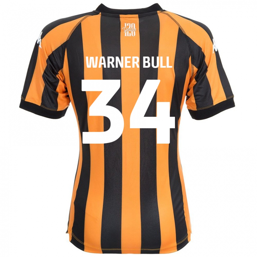 Kinderen Lucy Warner-Bull #34 Zwart Amber Thuisshirt Thuistenue 2024/25 T-Shirt