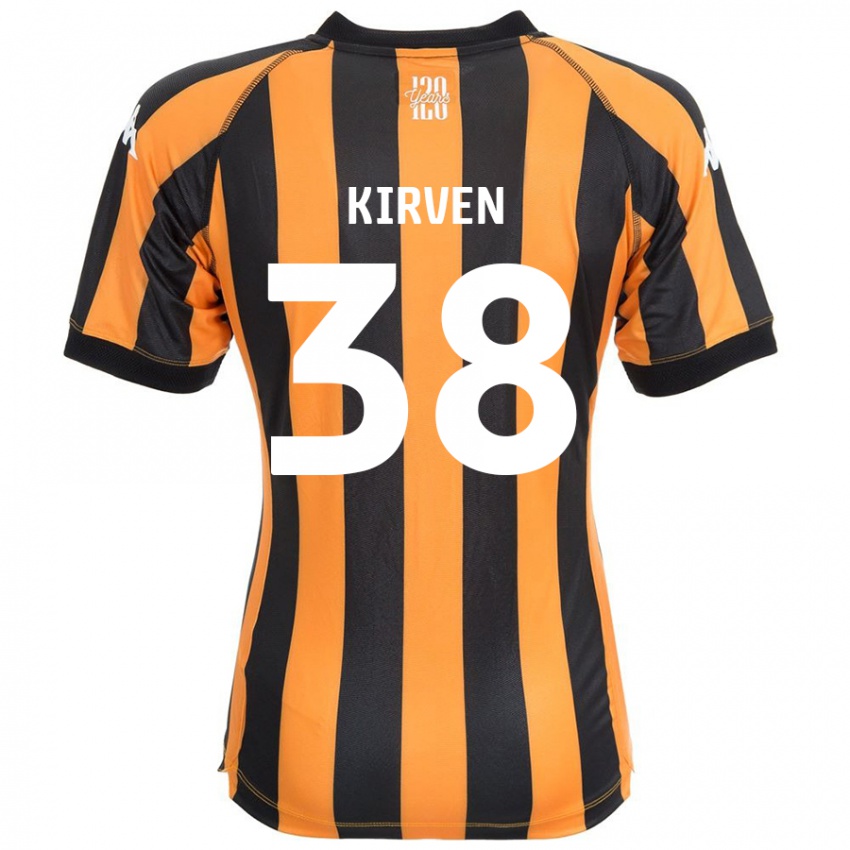 Kinderen Tess Kirven #38 Zwart Amber Thuisshirt Thuistenue 2024/25 T-Shirt