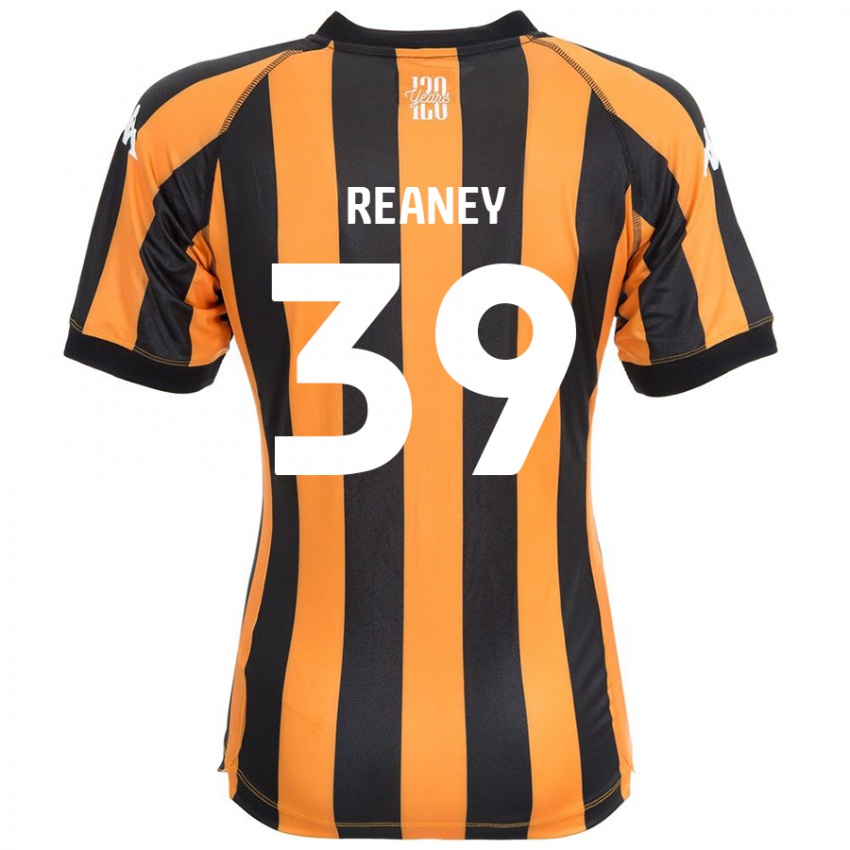 Kinderen Mollie Reaney #39 Zwart Amber Thuisshirt Thuistenue 2024/25 T-Shirt