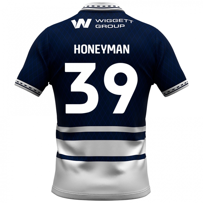 Kinderen George Honeyman #39 Marineblauw Wit Thuisshirt Thuistenue 2024/25 T-Shirt