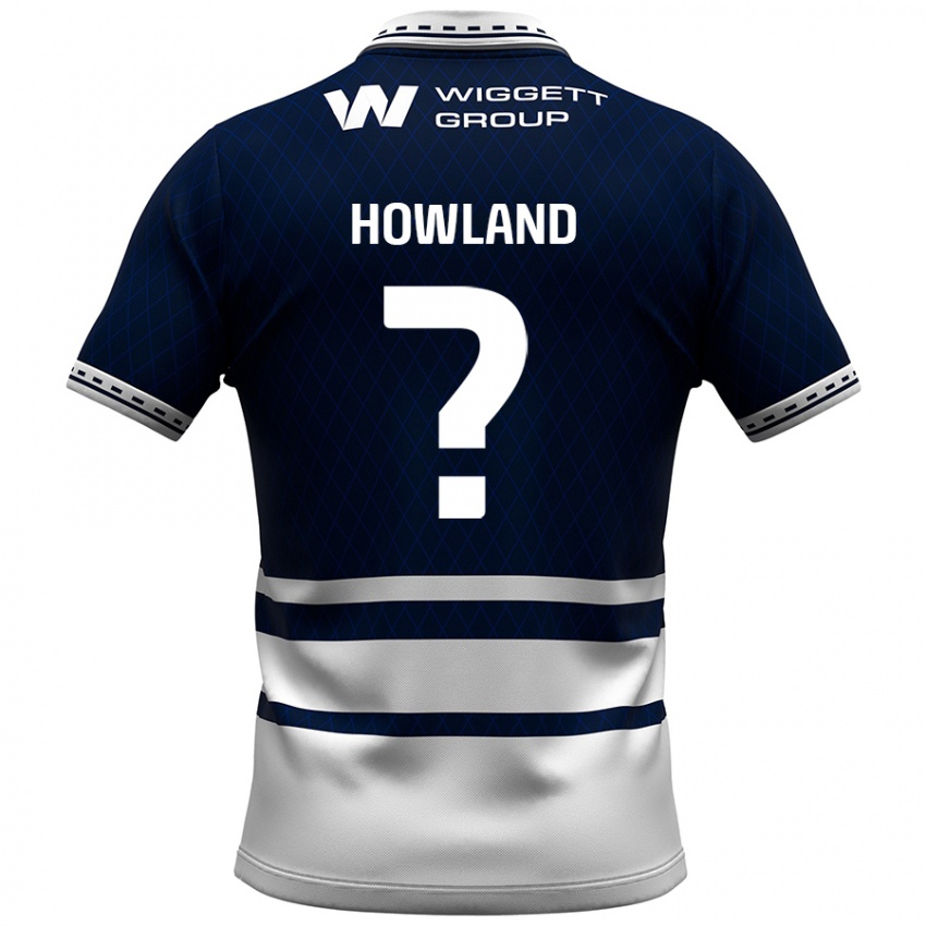 Kinderen Jack Howland #0 Marineblauw Wit Thuisshirt Thuistenue 2024/25 T-Shirt