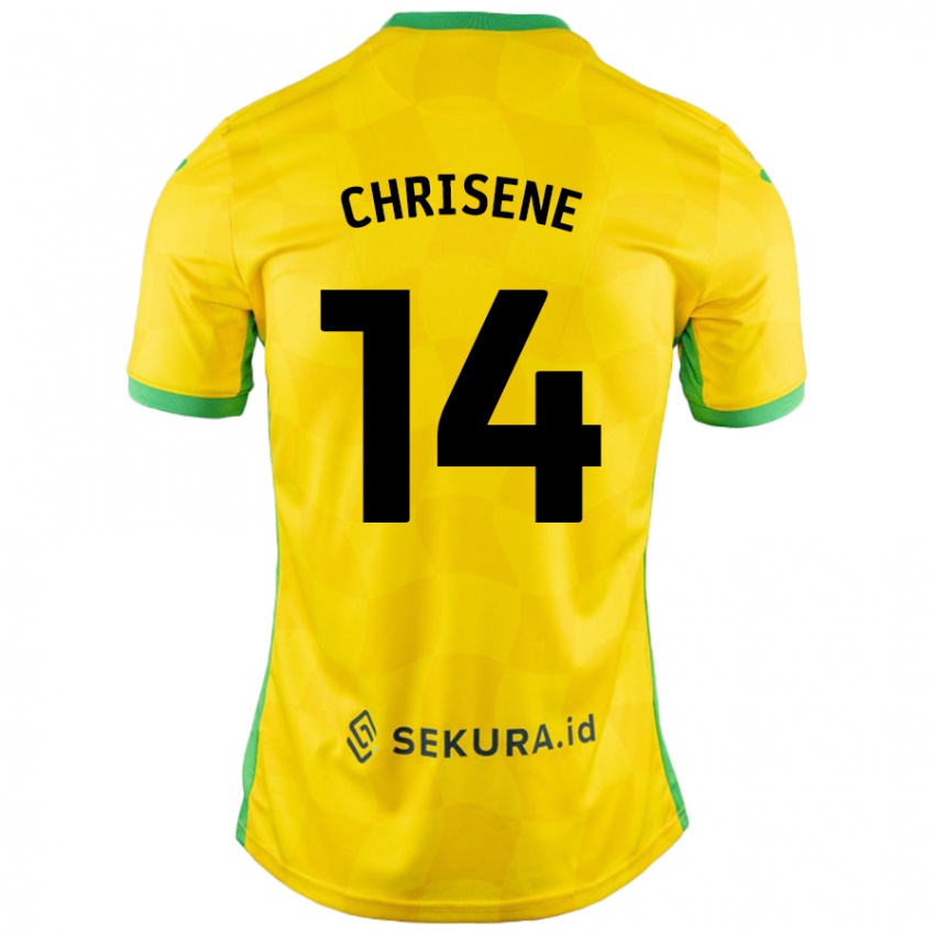 Kinderen Ben Chrisene #14 Geel Groen Thuisshirt Thuistenue 2024/25 T-Shirt