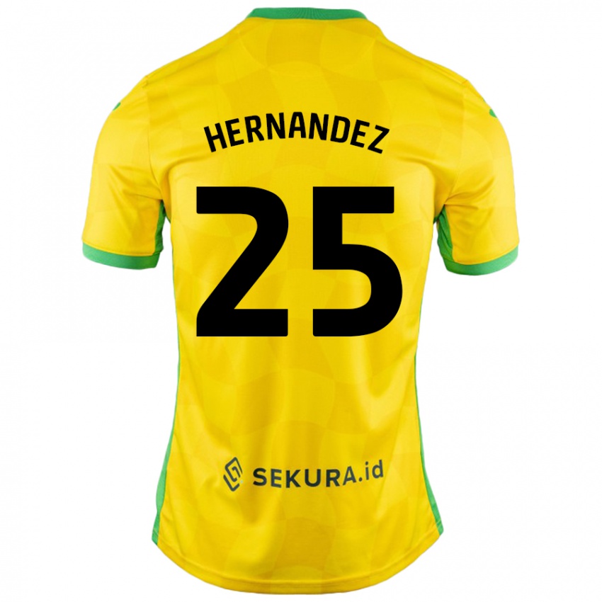 Kinderen Onel Hernández #25 Geel Groen Thuisshirt Thuistenue 2024/25 T-Shirt