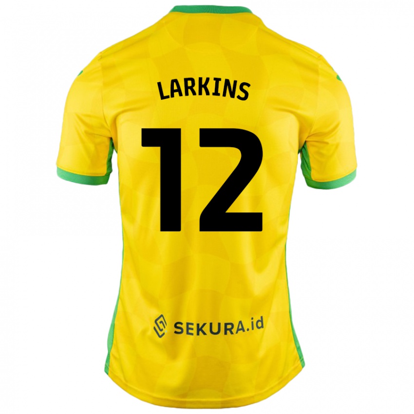 Kinderen Anna Larkins #12 Geel Groen Thuisshirt Thuistenue 2024/25 T-Shirt