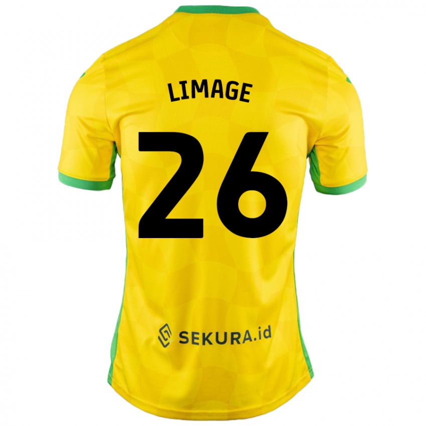 Kinderen Felicity Limage #26 Geel Groen Thuisshirt Thuistenue 2024/25 T-Shirt