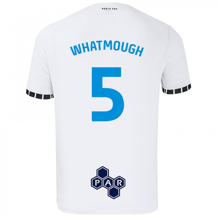 Kinderen Jack Whatmough #5 Wit Thuisshirt Thuistenue 2024/25 T-Shirt