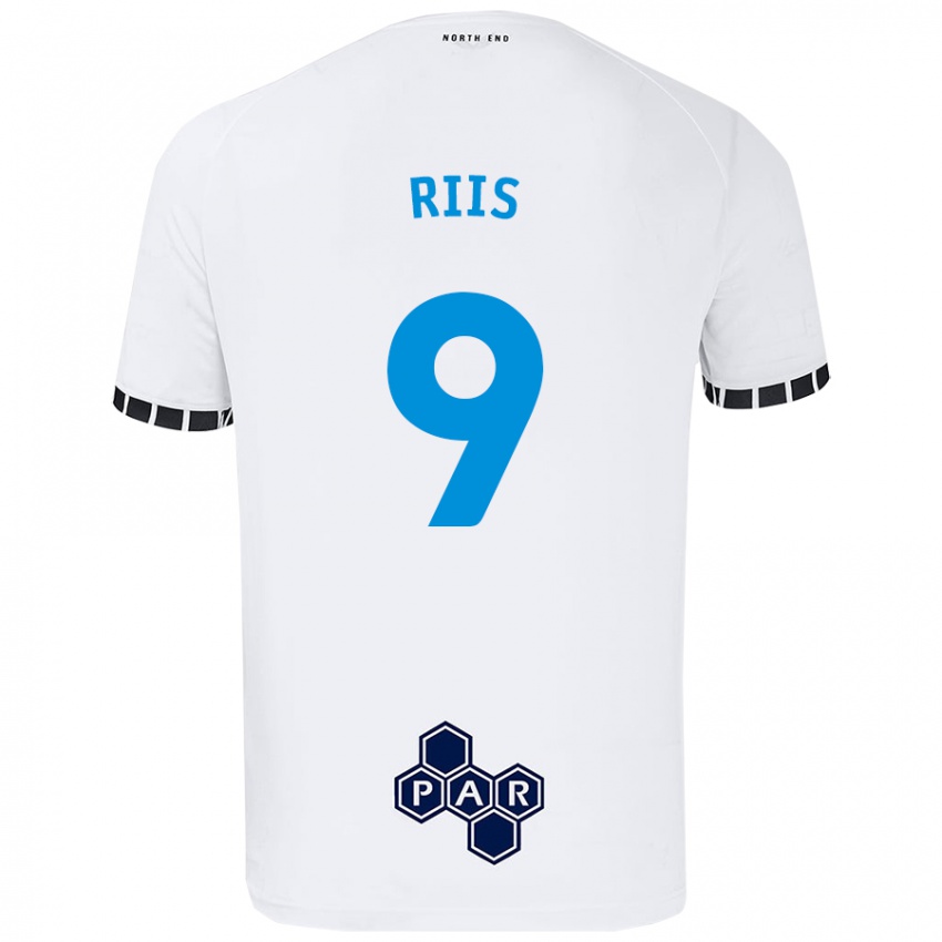 Kinderen Emil Riis #9 Wit Thuisshirt Thuistenue 2024/25 T-Shirt