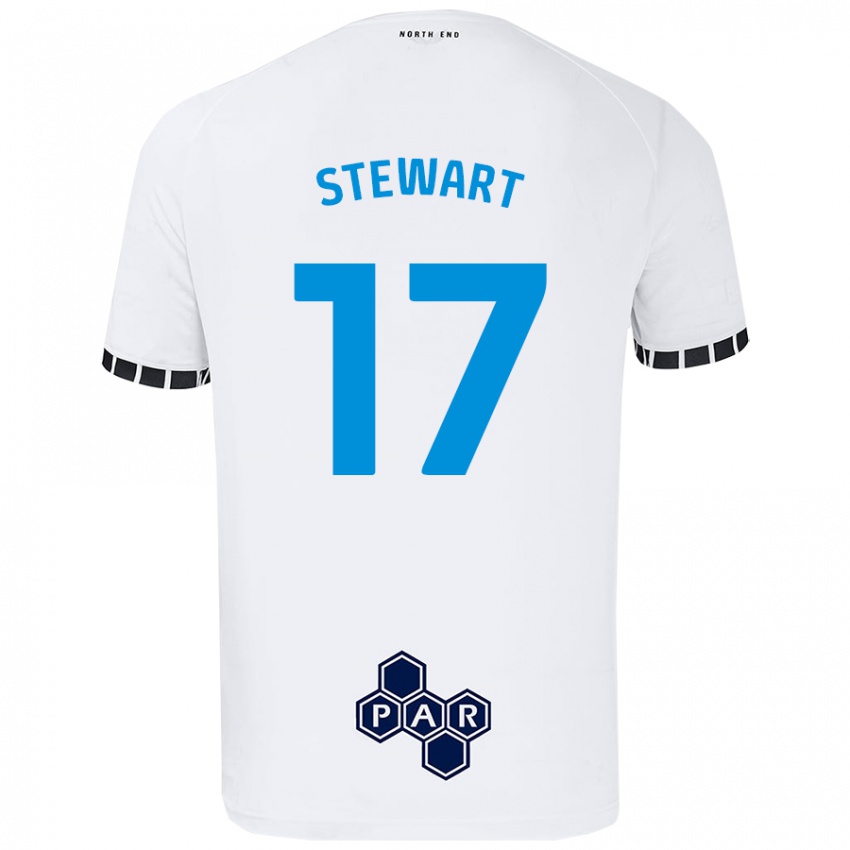 Kinderen Layton Stewart #17 Wit Thuisshirt Thuistenue 2024/25 T-Shirt