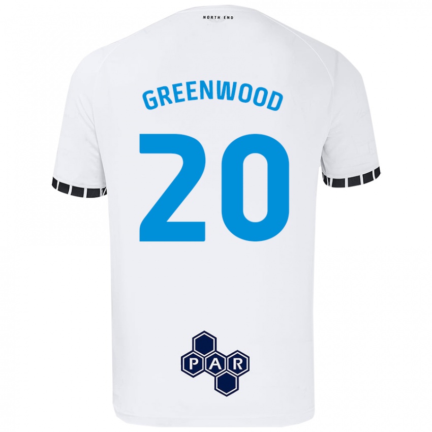 Kinderen Sam Greenwood #20 Wit Thuisshirt Thuistenue 2024/25 T-Shirt