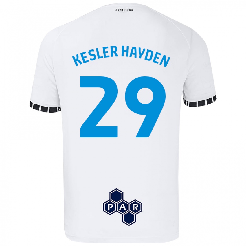 Kinderen Kaine Kesler-Hayden #29 Wit Thuisshirt Thuistenue 2024/25 T-Shirt