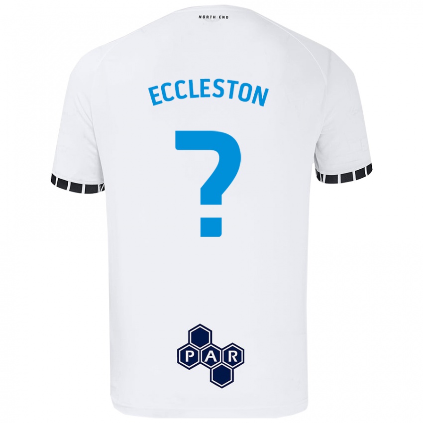 Kinderen Ethan Eccleston #0 Wit Thuisshirt Thuistenue 2024/25 T-Shirt