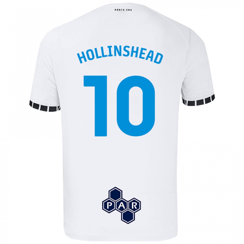 Kinderen Emily Hollinshead #10 Wit Thuisshirt Thuistenue 2024/25 T-Shirt