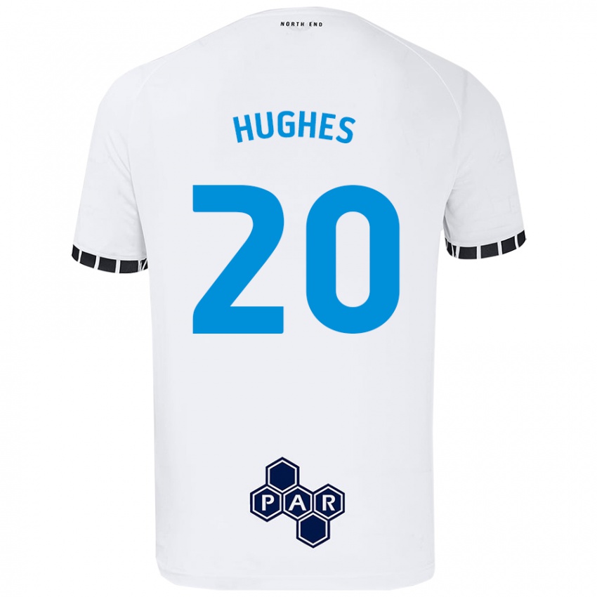 Kinderen Amy Hughes #20 Wit Thuisshirt Thuistenue 2024/25 T-Shirt