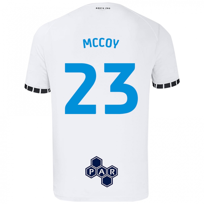 Kinderen Faye Mccoy #23 Wit Thuisshirt Thuistenue 2024/25 T-Shirt