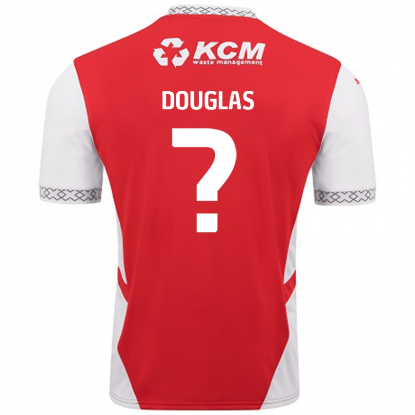 Kinderen Hamish Douglas #0 Rood Wit Thuisshirt Thuistenue 2024/25 T-Shirt