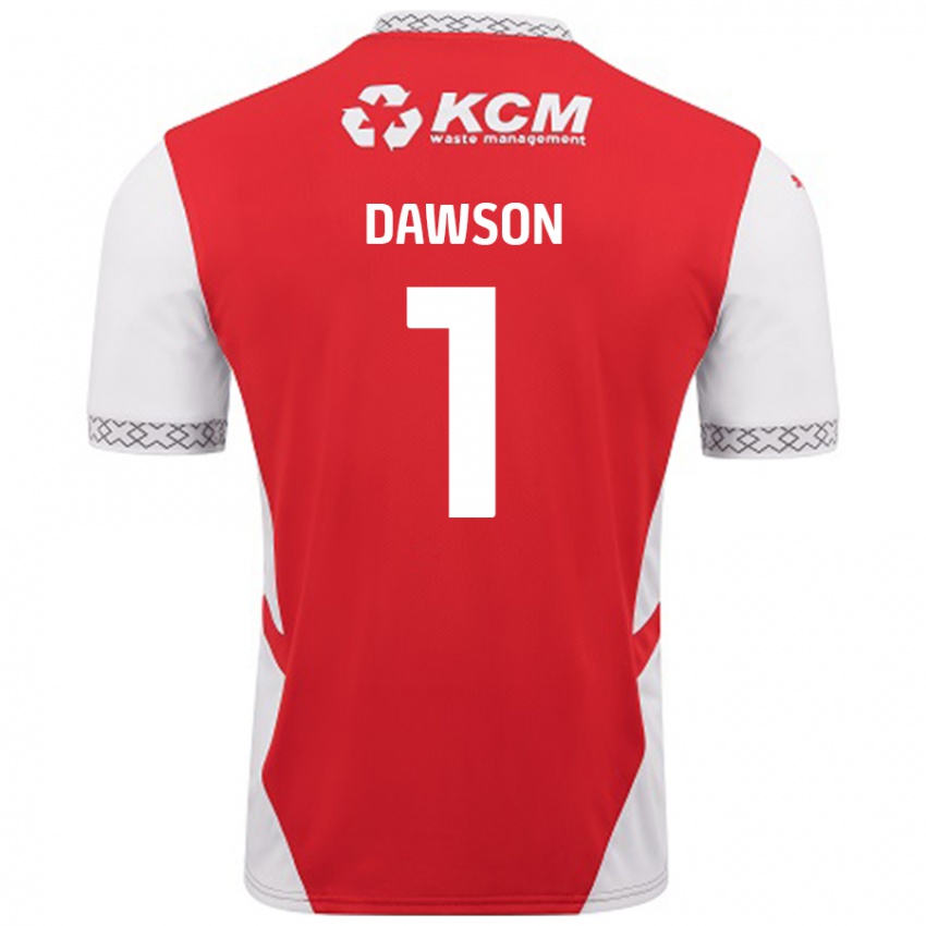 Kinderen Cameron Dawson #1 Rood Wit Thuisshirt Thuistenue 2024/25 T-Shirt