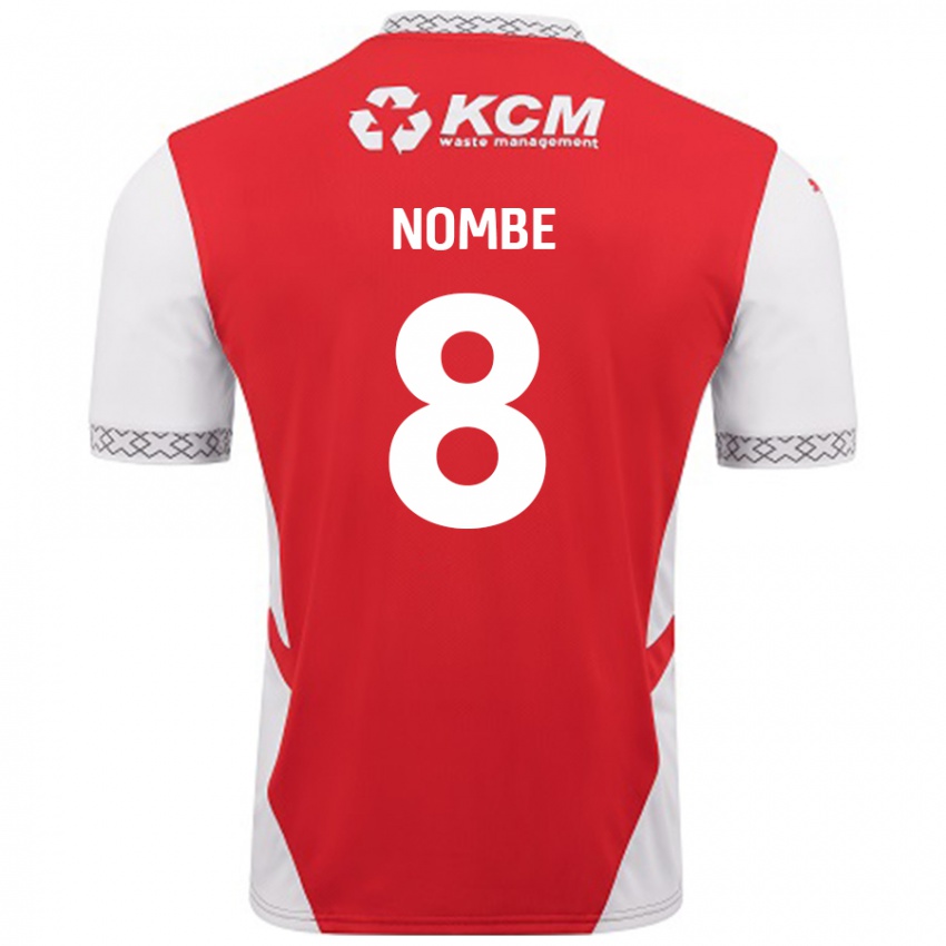 Kinderen Sam Nombe #8 Rood Wit Thuisshirt Thuistenue 2024/25 T-Shirt