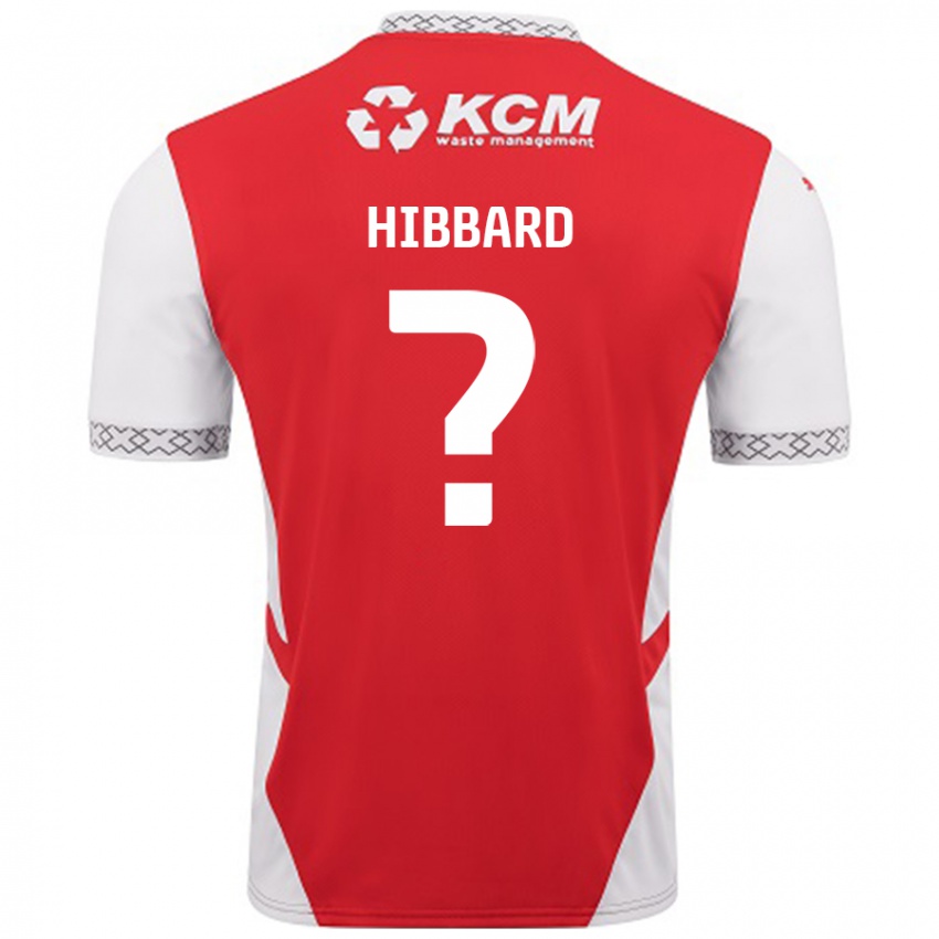 Kinderen Zac Hibbard #0 Rood Wit Thuisshirt Thuistenue 2024/25 T-Shirt