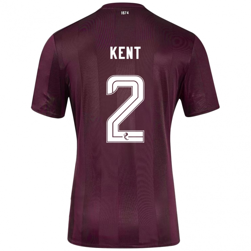 Kinderen Frankie Kent #2 Bordeauxrood Thuisshirt Thuistenue 2024/25 T-Shirt