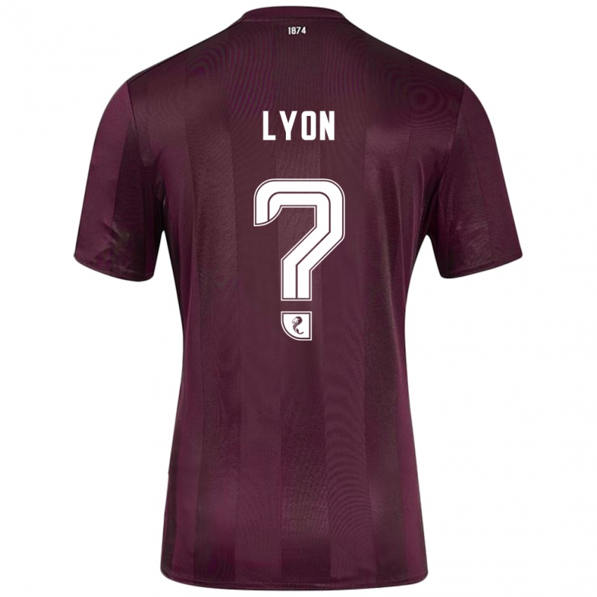 Kinderen Jack Lyon #0 Bordeauxrood Thuisshirt Thuistenue 2024/25 T-Shirt