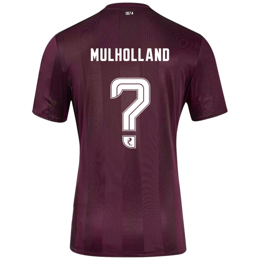 Kinderen James Mulholland #0 Bordeauxrood Thuisshirt Thuistenue 2024/25 T-Shirt