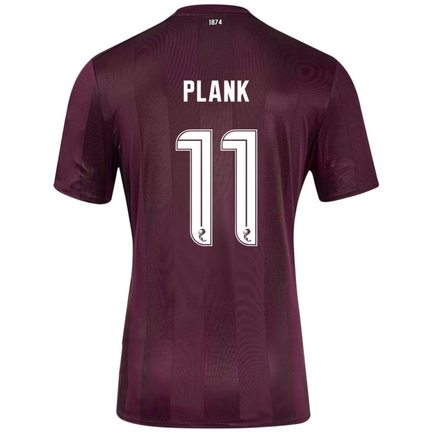 Kinderen Dom Plank #11 Bordeauxrood Thuisshirt Thuistenue 2024/25 T-Shirt