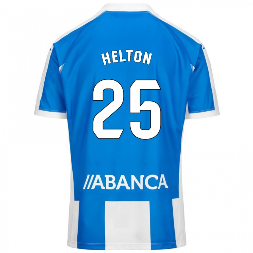 Kinderen Helton Leite #25 Blauw Wit Thuisshirt Thuistenue 2024/25 T-Shirt