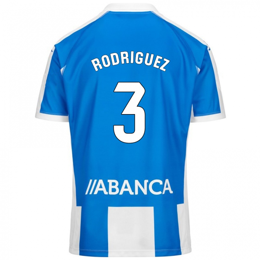 Kinderen Clara Rodríguez #3 Blauw Wit Thuisshirt Thuistenue 2024/25 T-Shirt