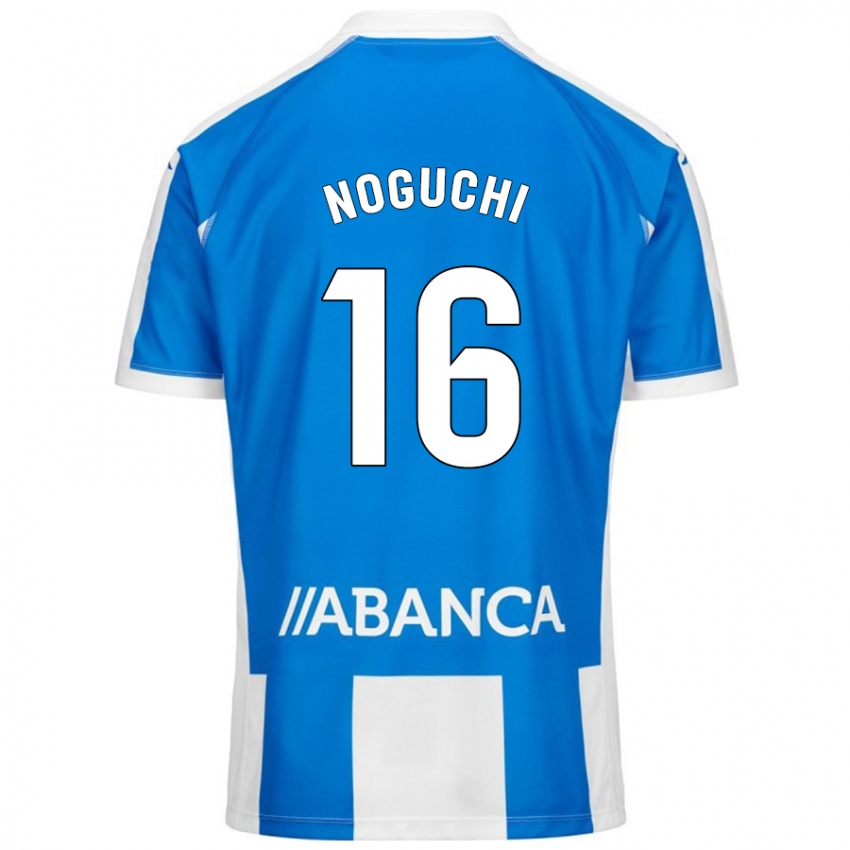 Kinderen Ayaka Noguchi #16 Blauw Wit Thuisshirt Thuistenue 2024/25 T-Shirt