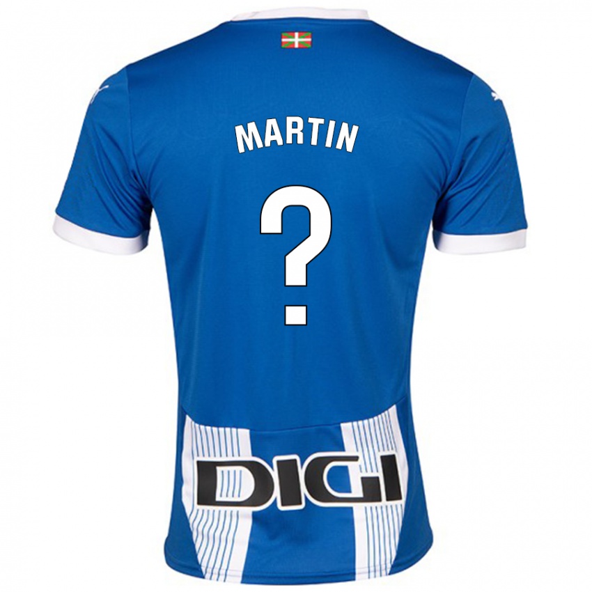 Kinderen Carlos Martin #0 Blauw Thuisshirt Thuistenue 2024/25 T-Shirt