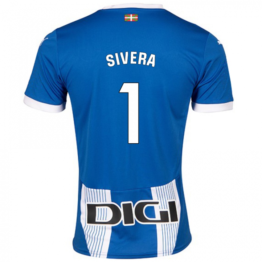 Kinderen Antonio Sivera #1 Blauw Thuisshirt Thuistenue 2024/25 T-Shirt