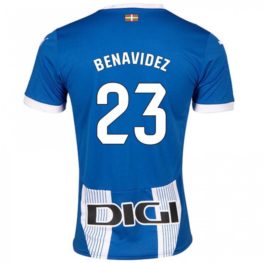 Kinderen Carlos Benavidez #23 Blauw Thuisshirt Thuistenue 2024/25 T-Shirt