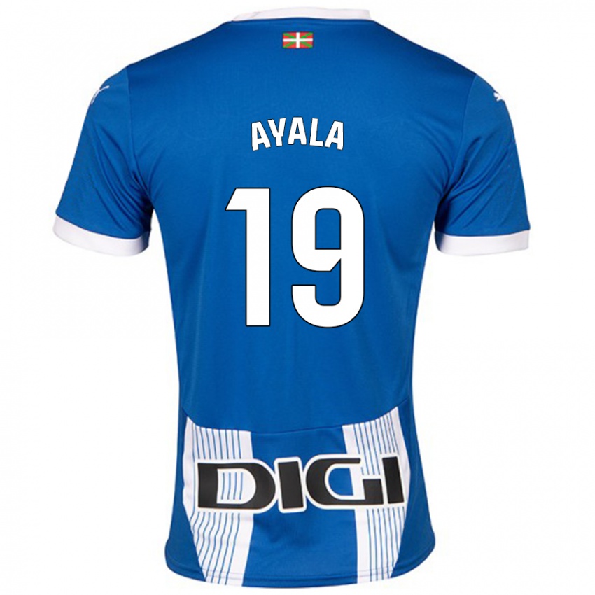 Kinderen Axel Ayala #19 Blauw Thuisshirt Thuistenue 2024/25 T-Shirt