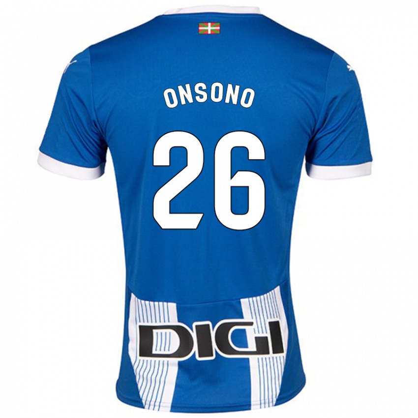 Kinderen Lorea Onsoño #26 Blauw Thuisshirt Thuistenue 2024/25 T-Shirt