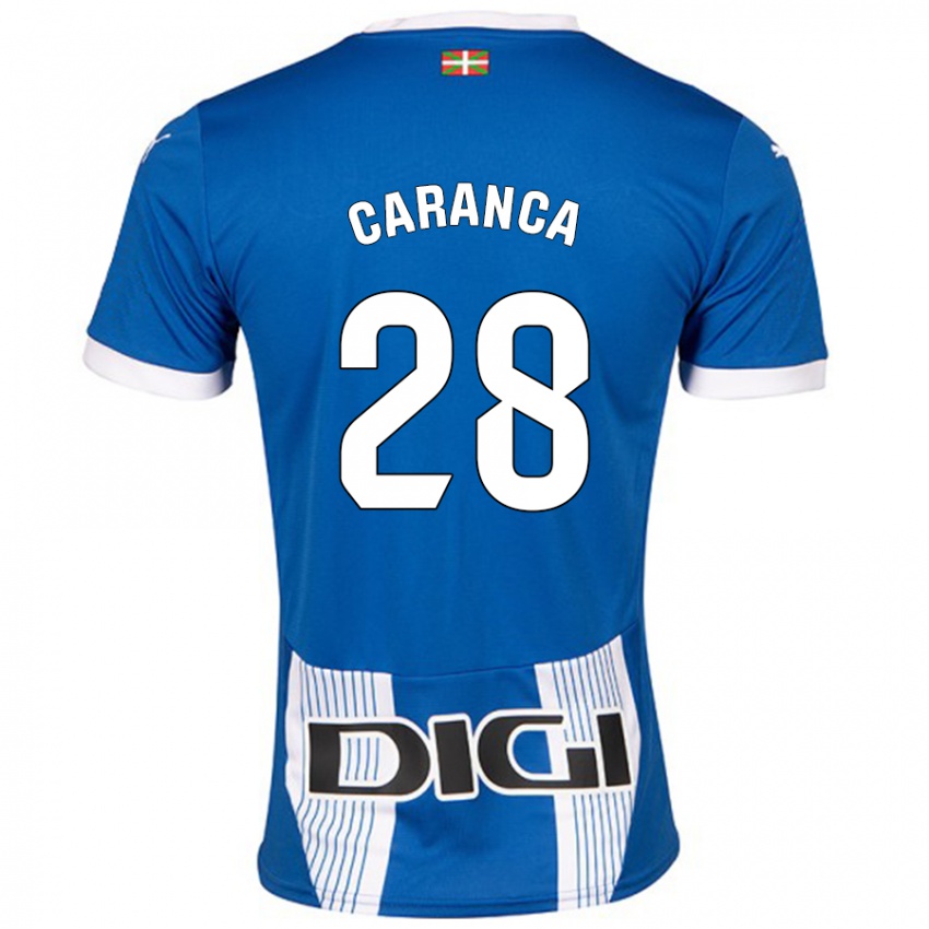 Kinderen Sara Caranca #28 Blauw Thuisshirt Thuistenue 2024/25 T-Shirt