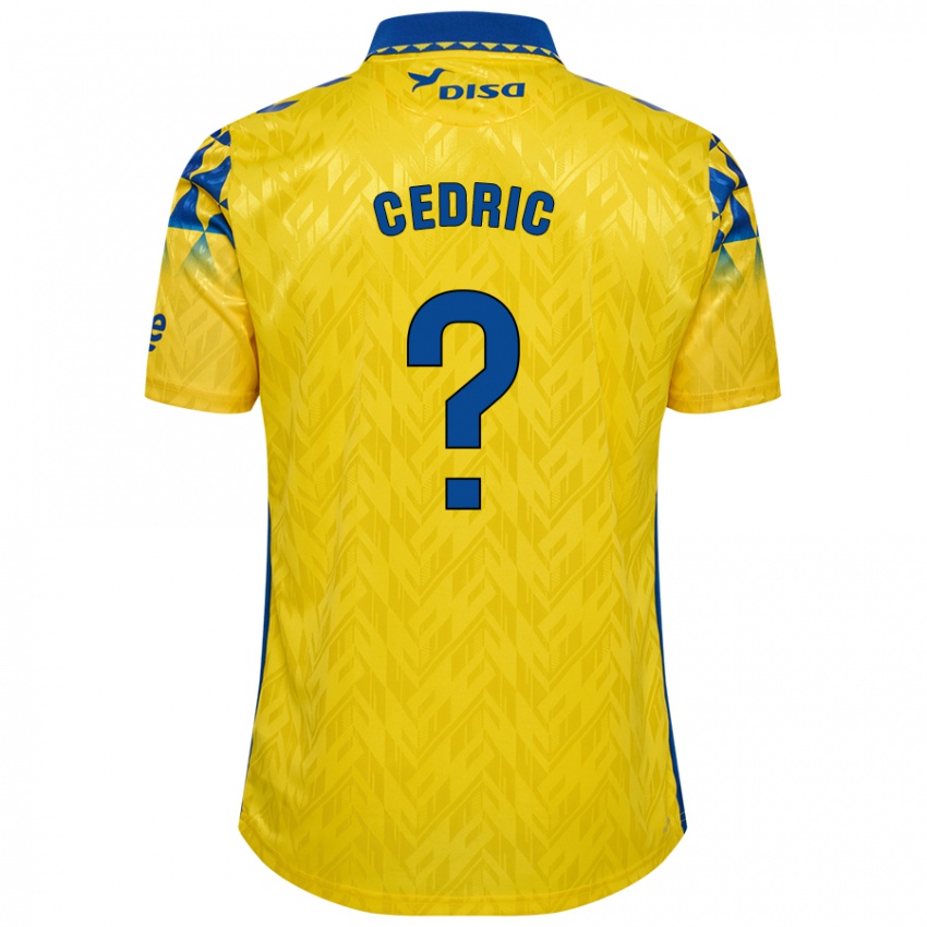 Kinderen Iván Cédric #0 Geel Blauw Thuisshirt Thuistenue 2024/25 T-Shirt