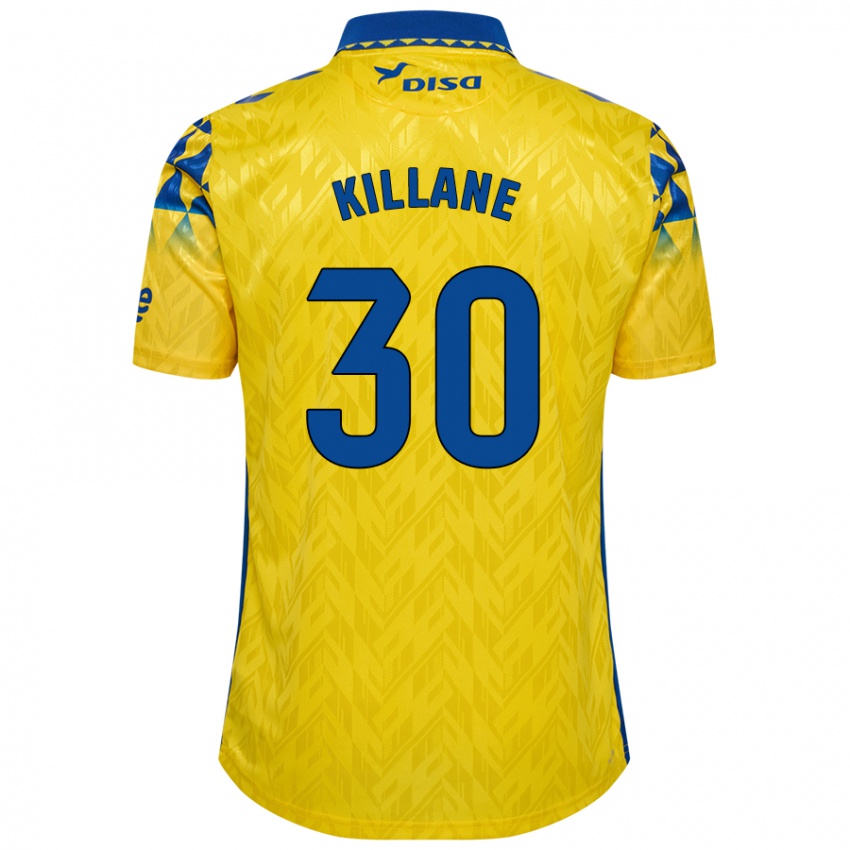 Kinderen Álvaro Killane #30 Geel Blauw Thuisshirt Thuistenue 2024/25 T-Shirt