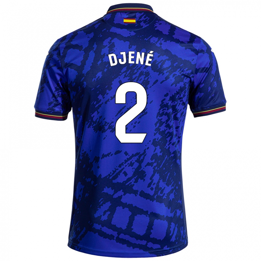 Kinderen Djené #2 Donkerder Blauw Thuisshirt Thuistenue 2024/25 T-Shirt