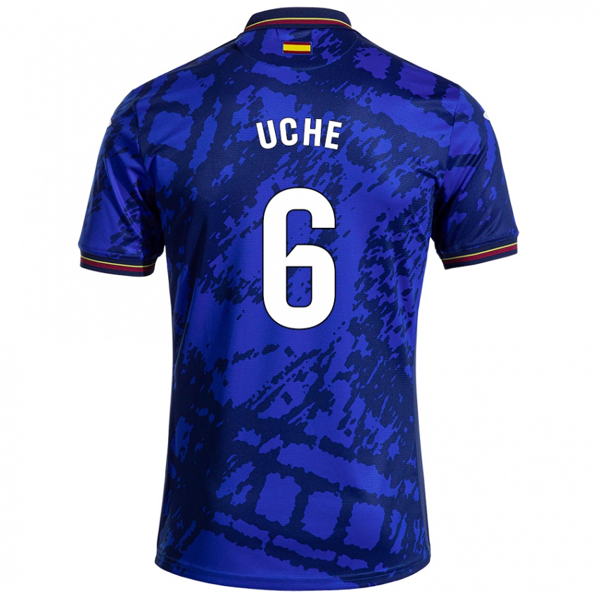 Kinderen Chrisantus Uche #6 Donkerder Blauw Thuisshirt Thuistenue 2024/25 T-Shirt