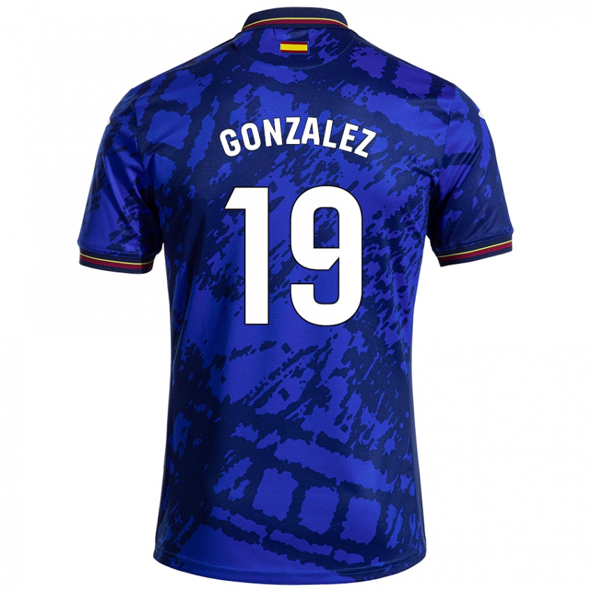 Kinderen Peter Gonzalez #19 Donkerder Blauw Thuisshirt Thuistenue 2024/25 T-Shirt