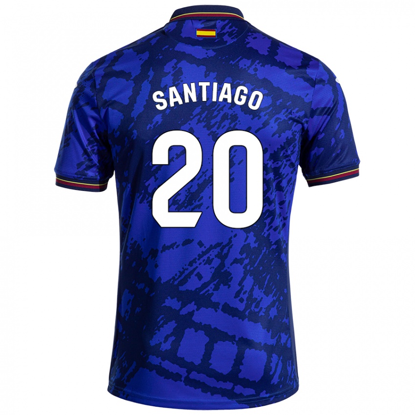 Kinderen Yellu Santiago #20 Donkerder Blauw Thuisshirt Thuistenue 2024/25 T-Shirt